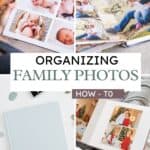 organizing family photos - how to